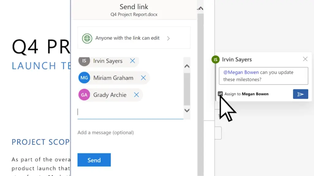 co-authoring on word in microsoft 365