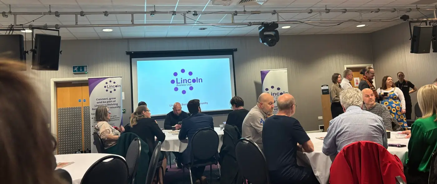 Lincoln business club full of people